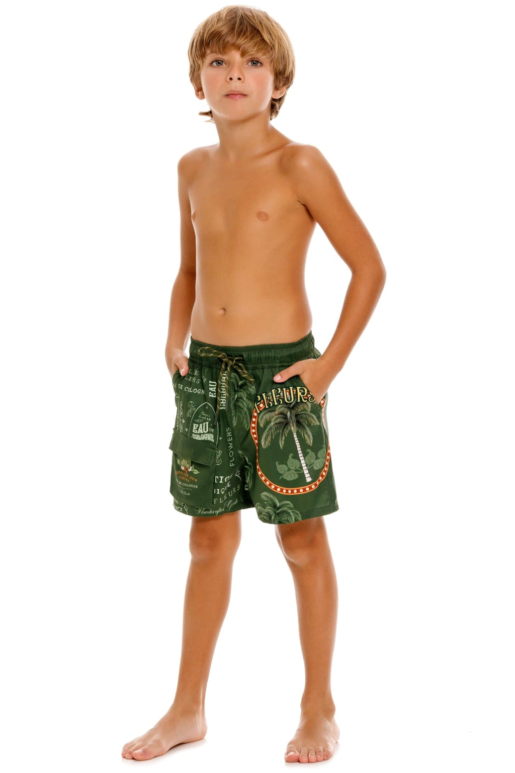 Alan Kids' Swim Trunks