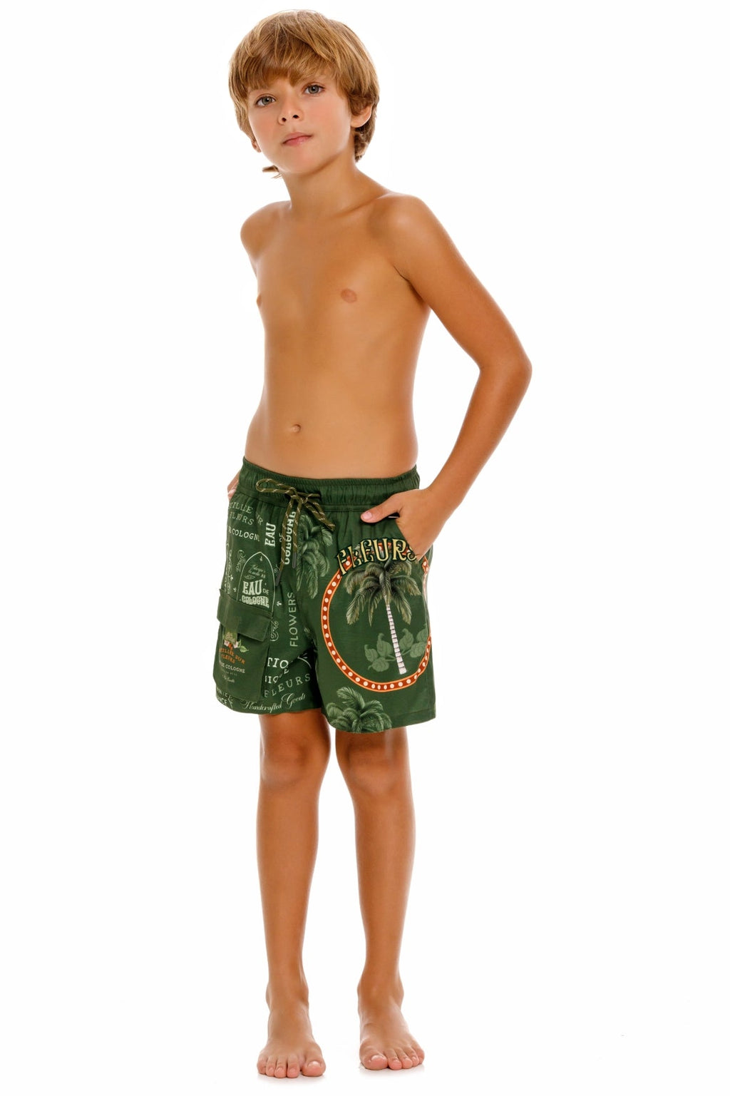 Alan Kids' Swim Trunks