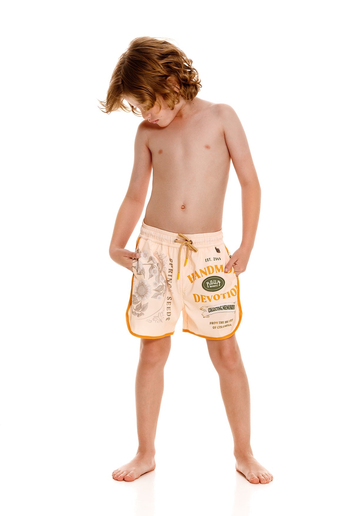 Tiago Kids' Swim Trunks