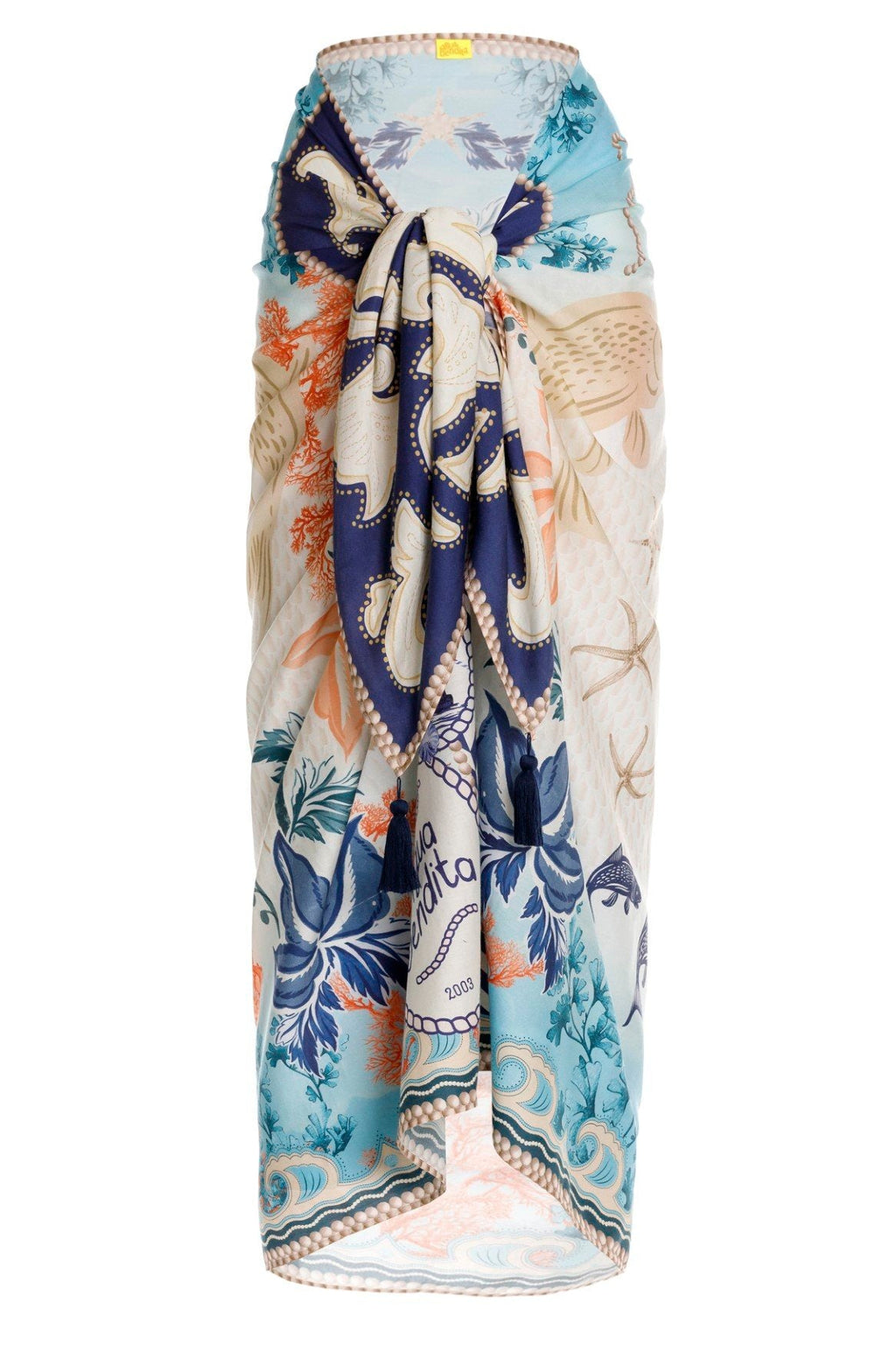 Marine Pareo Cover Up