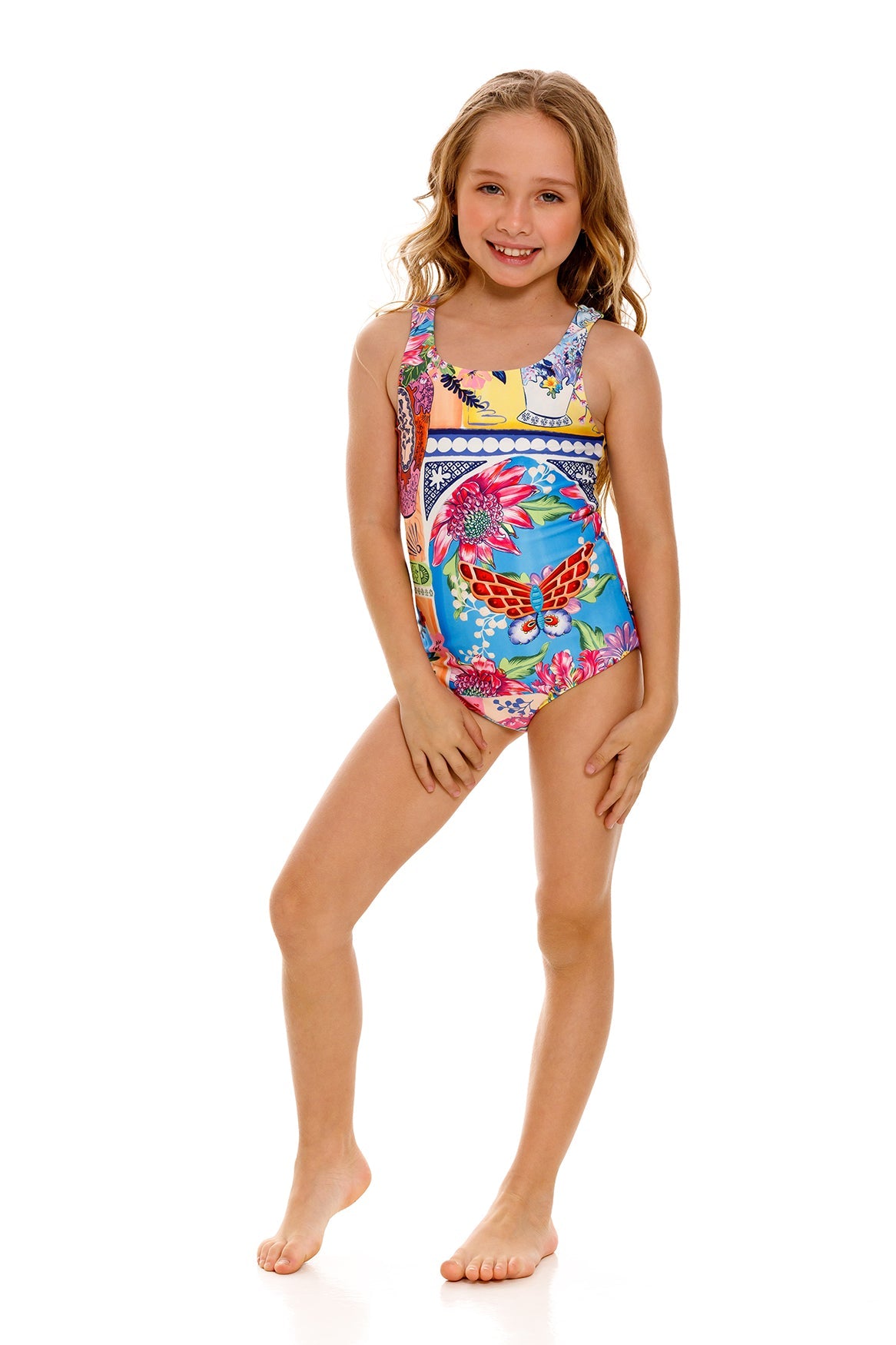 Nate Kids' One Piece Swimsuit
